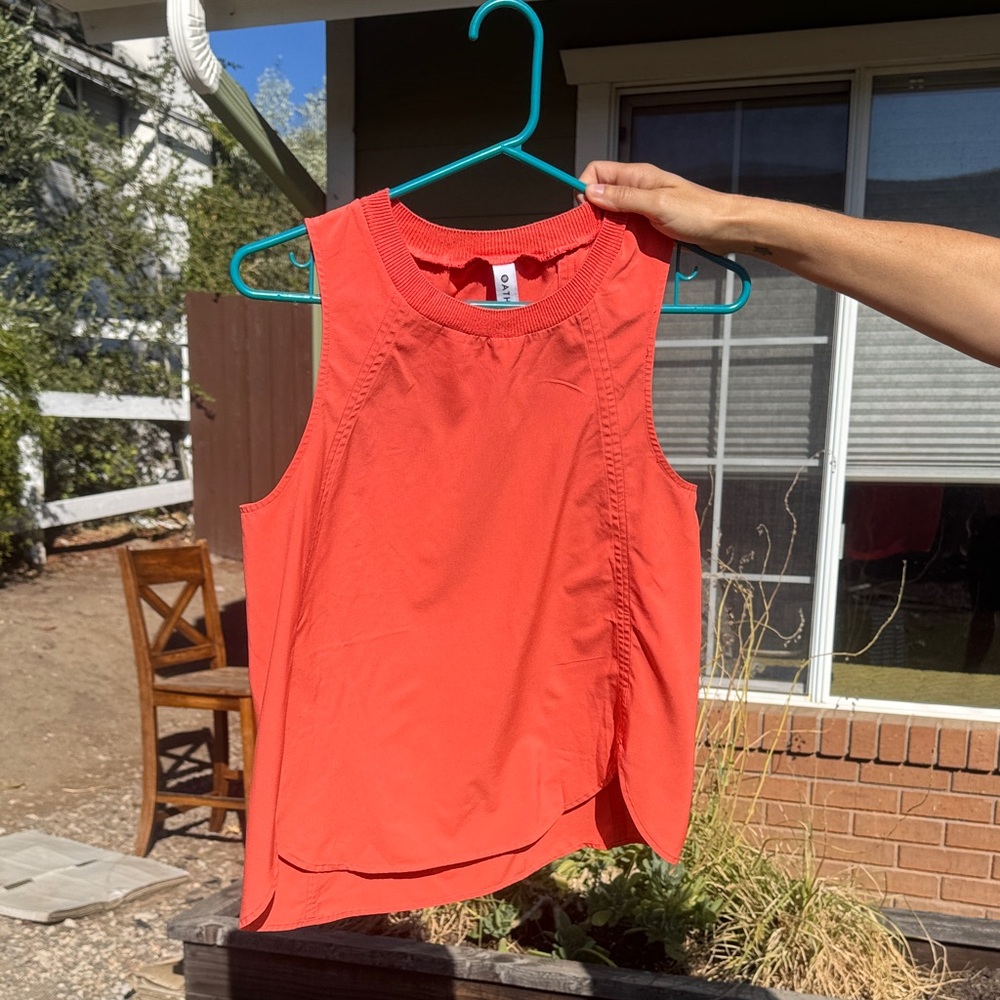 Athleta Zepher tank top Coral